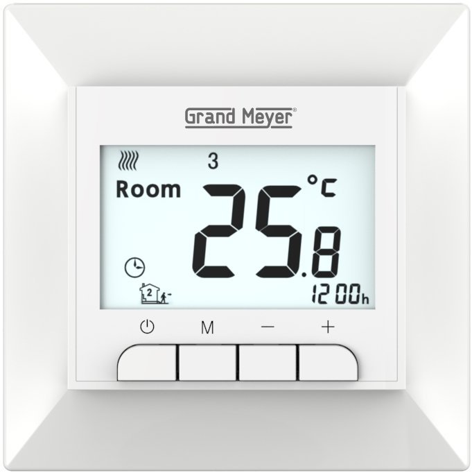 Терморегулятор для теплых полов Grand Meyer GM-119crema