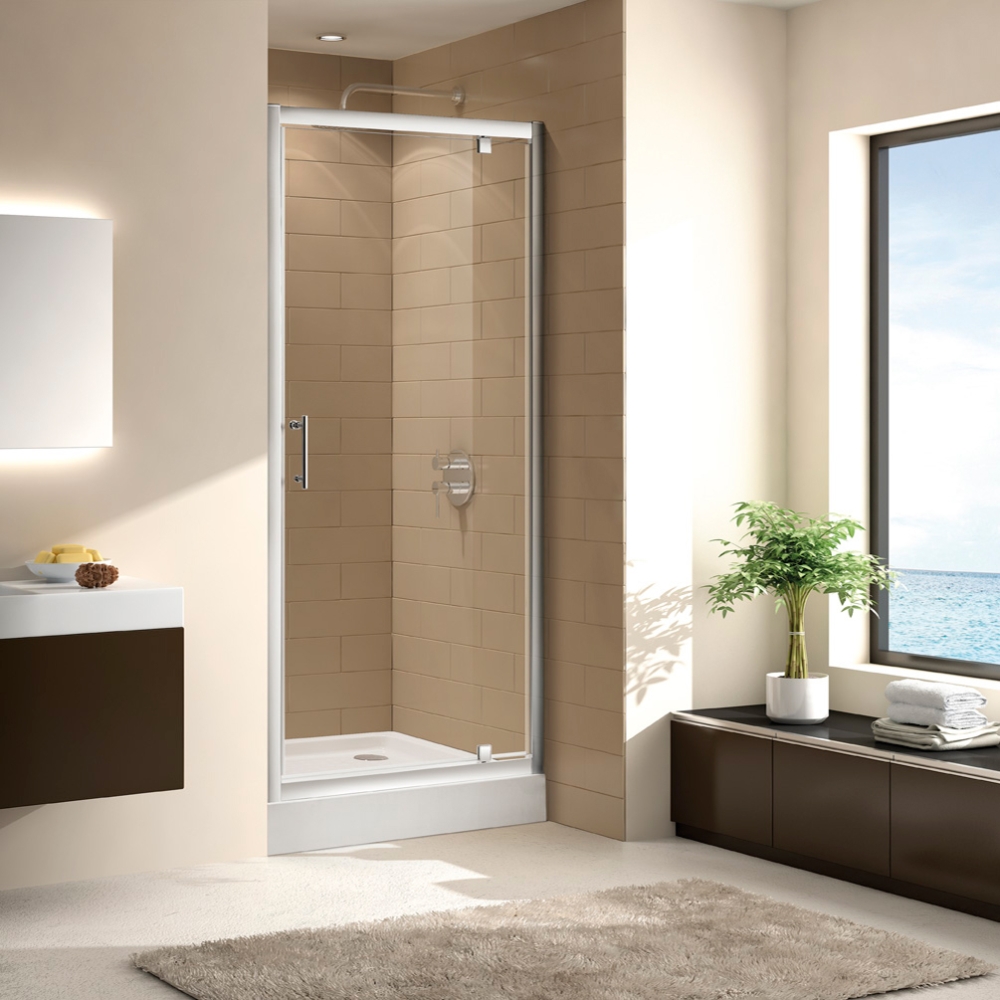 

Душевая дверь в нишу Cezares Eco BA-1-80-C-Cr стекло прозрачное ECO-O-BA-1-80-C-Cr