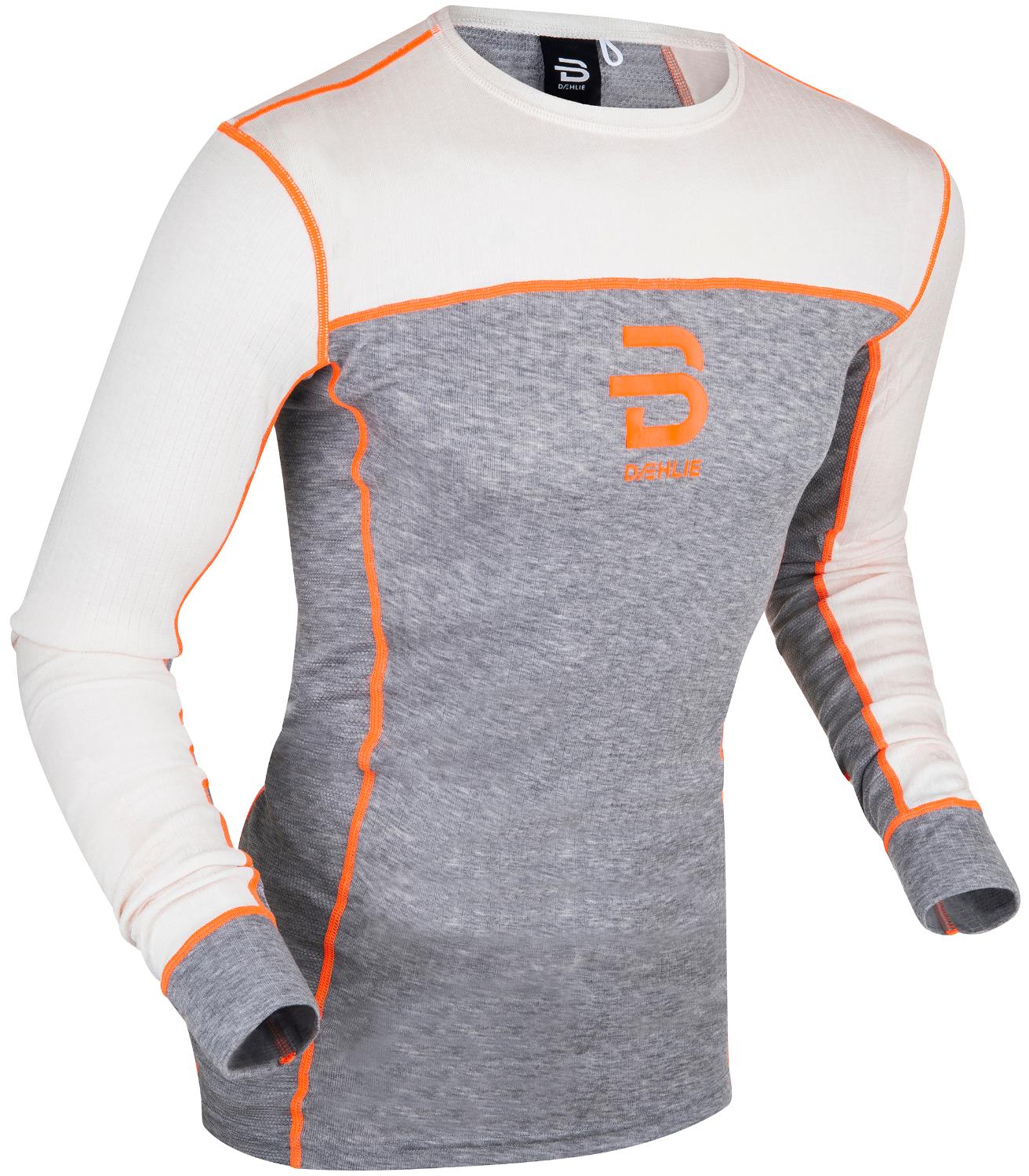 

Термолонгслив Bjorn Daehlie Performance-Tech Ls, light grey melange, XL, Performance-Tech Ls