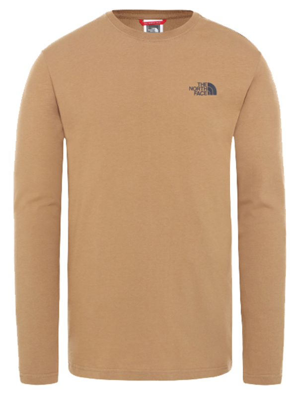 фото Лонгслив the north face l/s graphic tee, utility brown, xxl