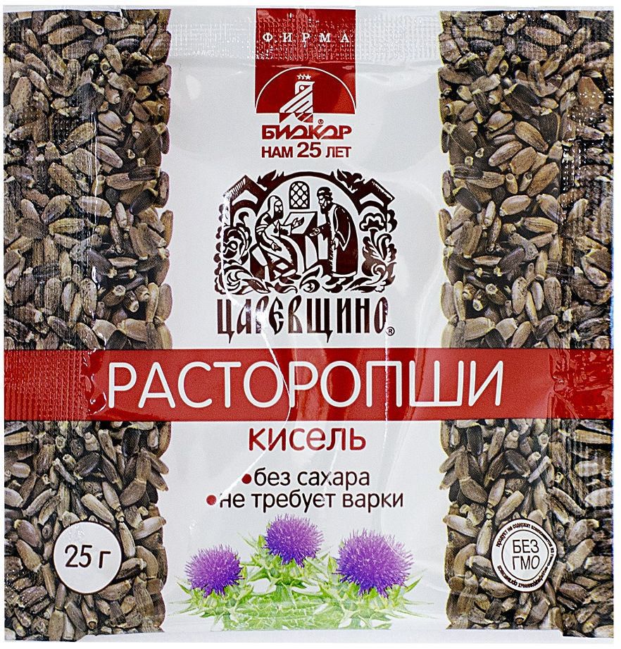 Бад к пище Биокор кисель из расторопши царевщино без сахара 25 г 80₽