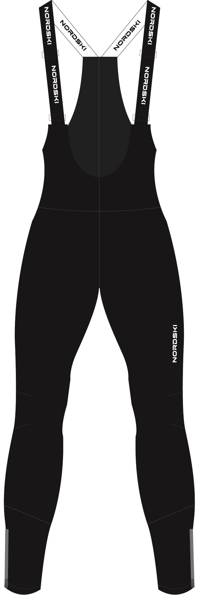 фото Брюки беговые nordski 2020-21 active m black (us:xxxl)