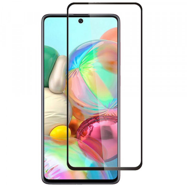 

Защитное стекло 5D Full Cover для Samsung Galaxy A71 / Note 10 Lite (Черный)