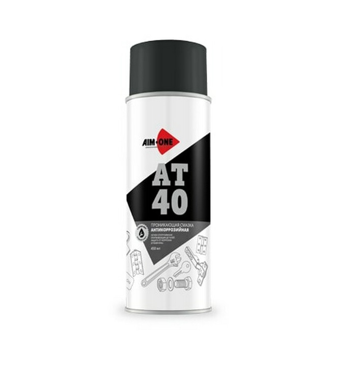 фото Проникающая смазка aim-one ad-400 антикоррозийная аэрозоль 450 мл