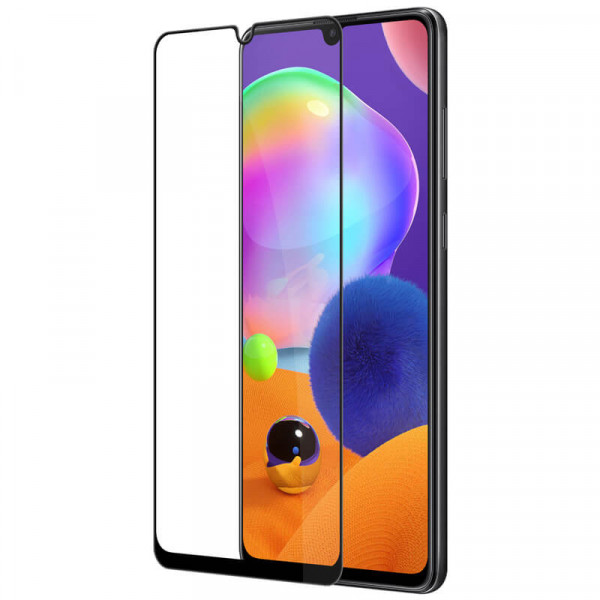 Защитное стекло 5D Full Cover для Samsung Galaxy A31 (Черный)