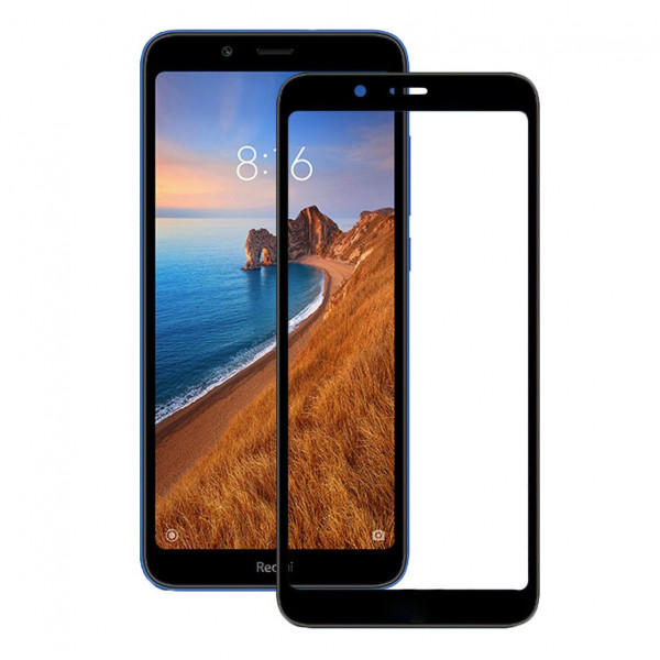 

Защитное стекло 5D Full Cover для Xiaomi Redmi 7A (Черный)
