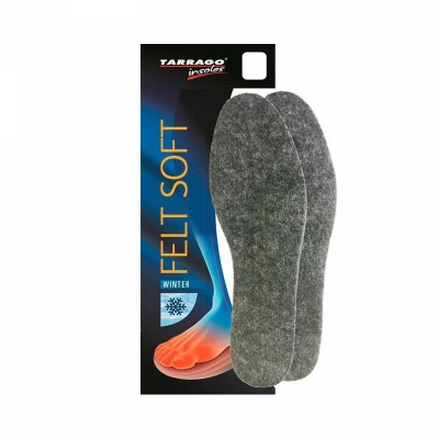 

Стельки для обуви TARRAGO Felt Soft зимние из натурального войлока р.35-36, FELT SOFT