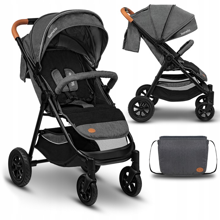 

Коляска прогулочная Lionelo LO-Bell Graphite, Bell