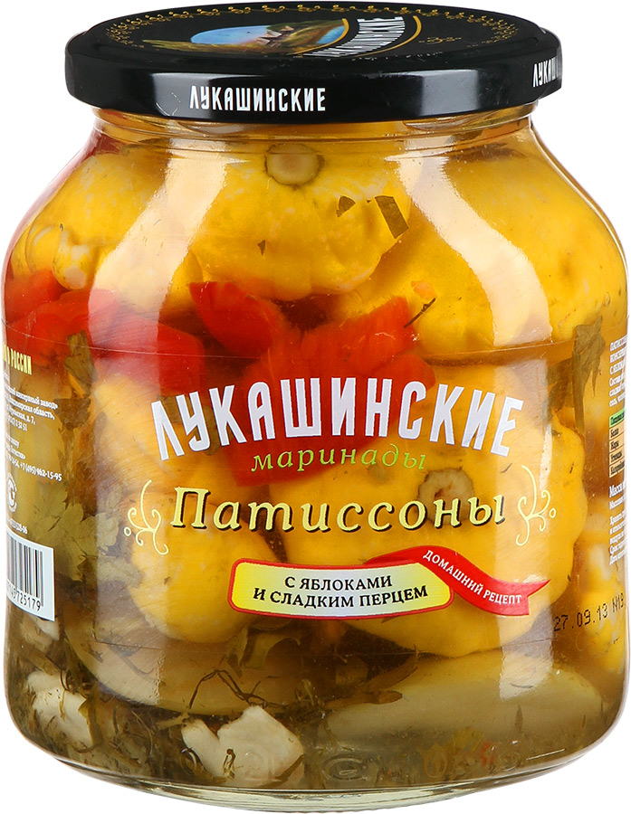

Патиссоны Лукашинские с яблоками и сладким перцем 670 г