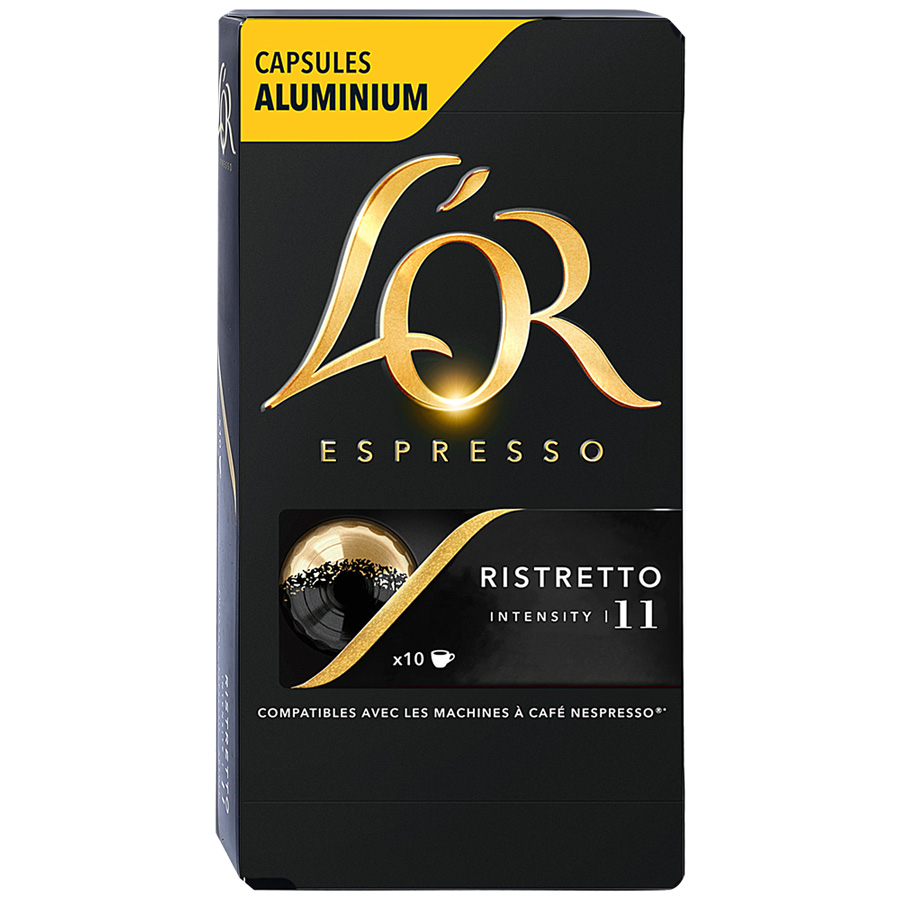 фото Кофе l'or espresso ristretto в капсулах молотый 10*52 г
