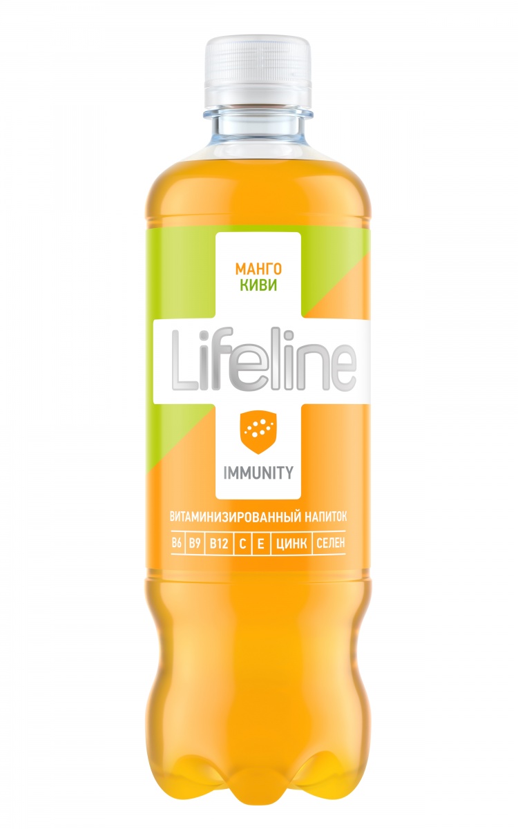 фото Напиток lifeline иммунити витаминизированный негазированный манго, киви 0.5 л