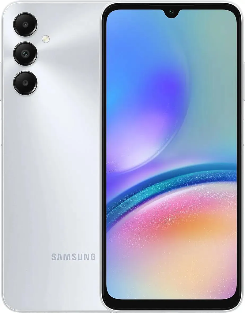 

Смартфон Samsung Galaxy A05s SM-A057F 128Gb, 4Gb, серебристый, A05s SM-A057F