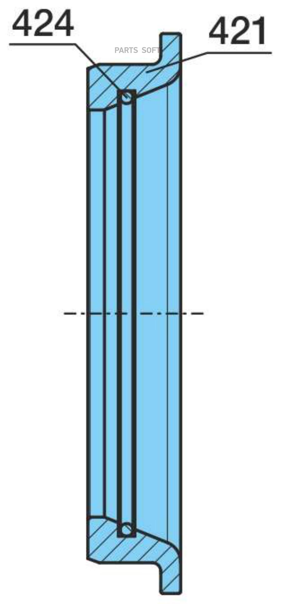 BPW 05.370.07.73.0_кольцо уплотнительное ступицы 10T ECO-SEAL VK120-150 BPW