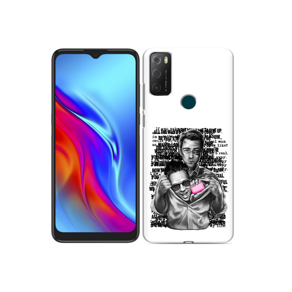 

Чехол MyPads Tocco для TCL 20e бойцовский клуб, Прозрачный, Tocco
