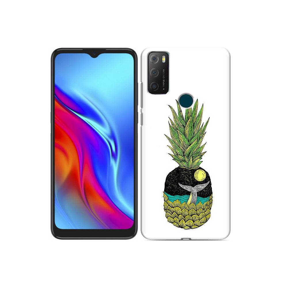 

Чехол MyPads Tocco для TCL 20e ананас с китом, Прозрачный, Tocco