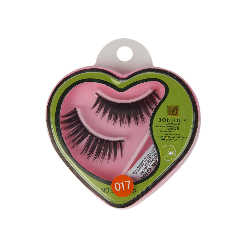 

Ресницы накладные с клеем Accessories Bonjour 017 1 пара
