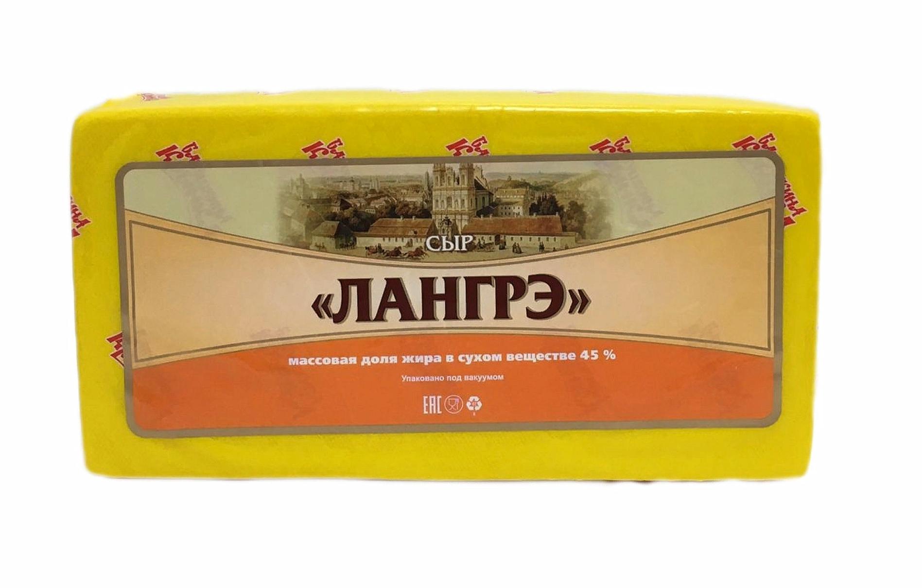 

Сыр полутвердый Бабушкина Крынка Лангрэ 45%