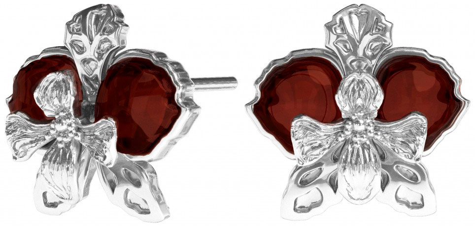 

Серьги из серебра с янтарем Sun Stone E9212RV, E9212RV