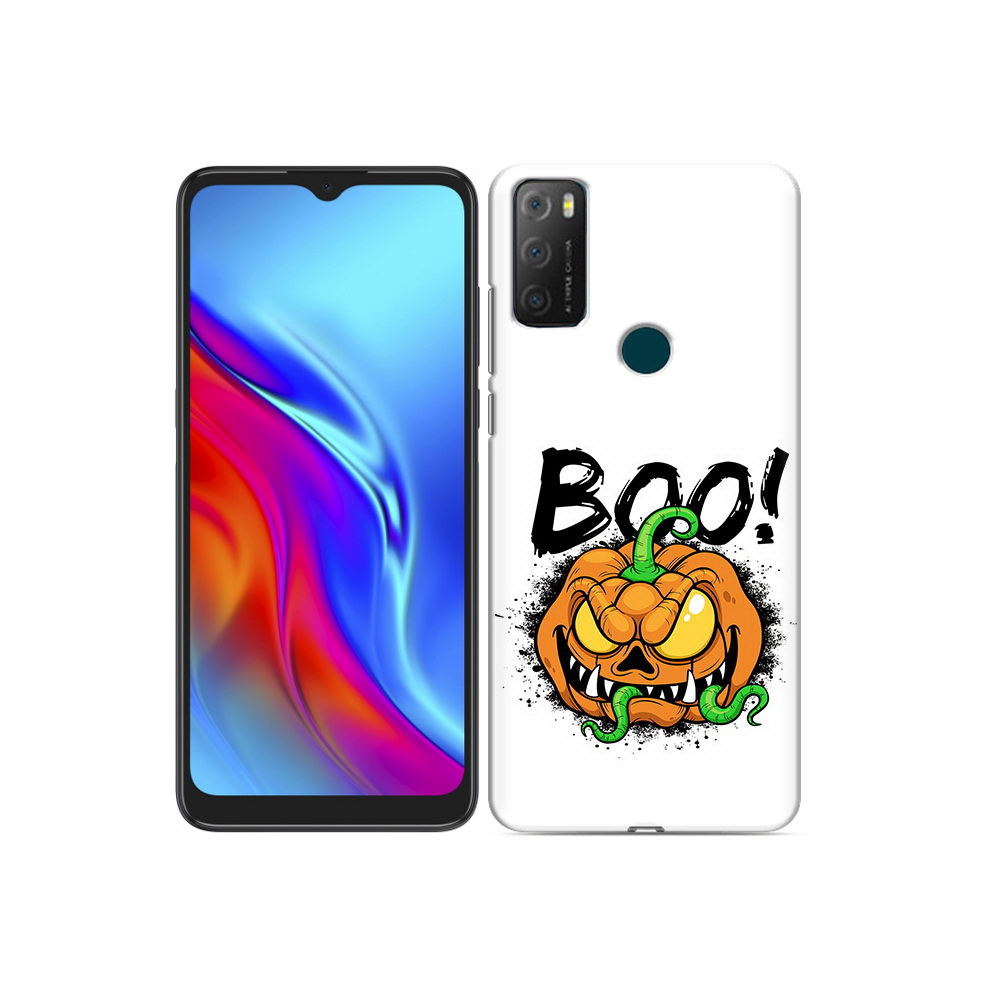 

Чехол MyPads Tocco для TCL 20e Хэллоуин бу, Прозрачный, Tocco