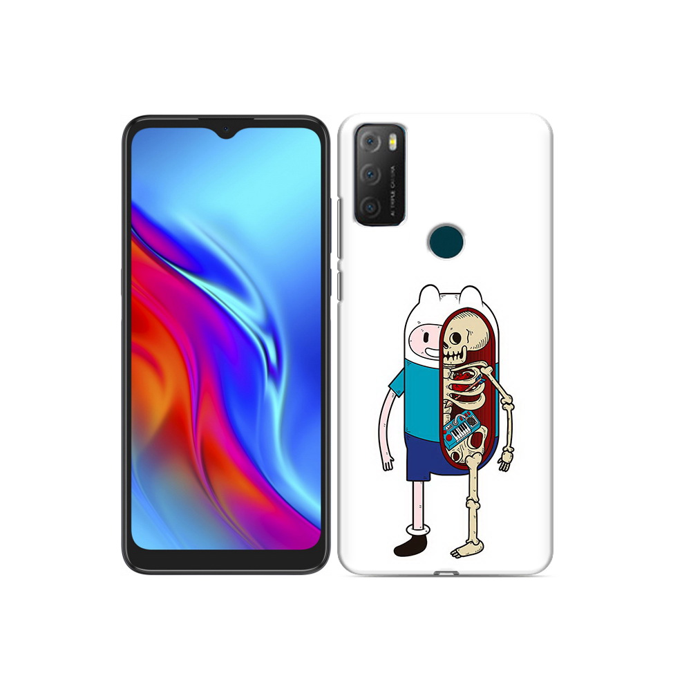 

Чехол MyPads Tocco для TCL 20e Финн скелет, Прозрачный, Tocco