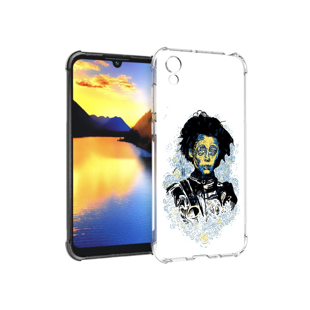 

Чехол MyPads Tocco для Huawei Y5 парень черно-белый абстракция, Прозрачный, Tocco