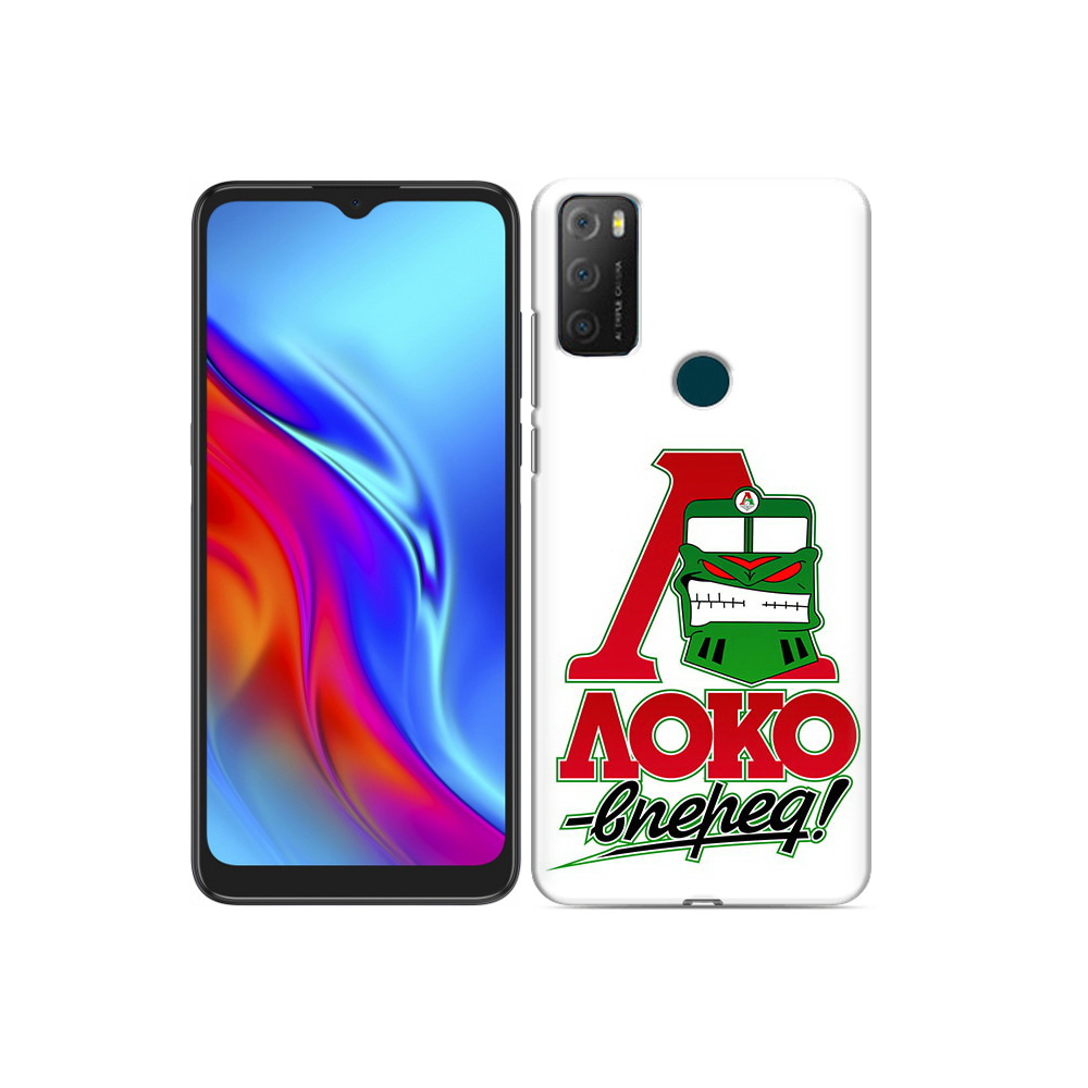 

Чехол MyPads Tocco для TCL 20e ФК локо вперед, Прозрачный, Tocco