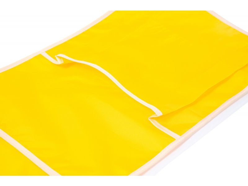фото Карманы универсальные в ящик teggy для детского сада 20 x 75 см желто-белый