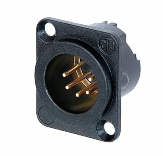 

Терминал XLR (Папа) Neutrik NC5MD-LX-B, NC5MD-LX-B