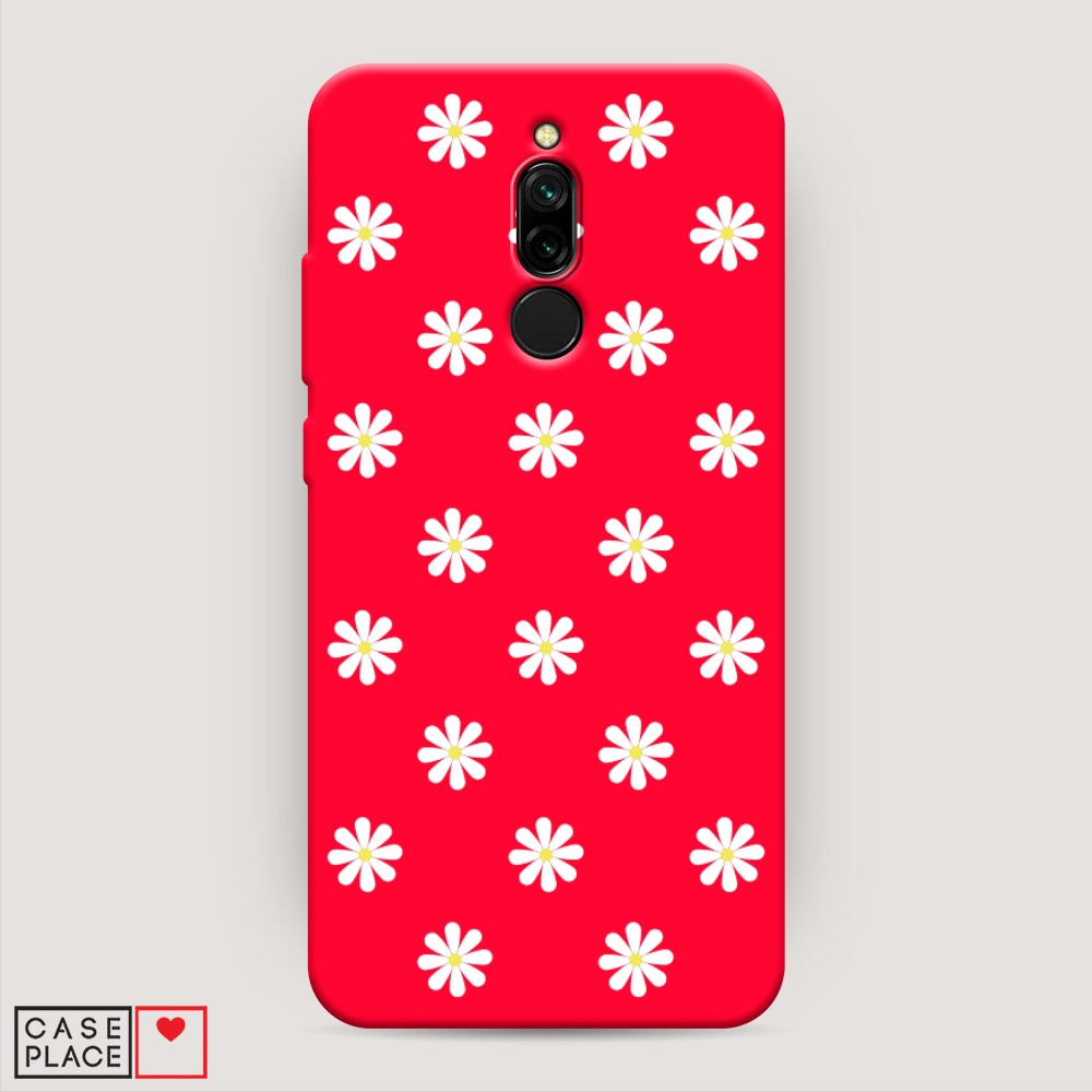 

Матовый силиконовый чехол "Маленькие ромашки" на Xiaomi Redmi 8, 37153-1