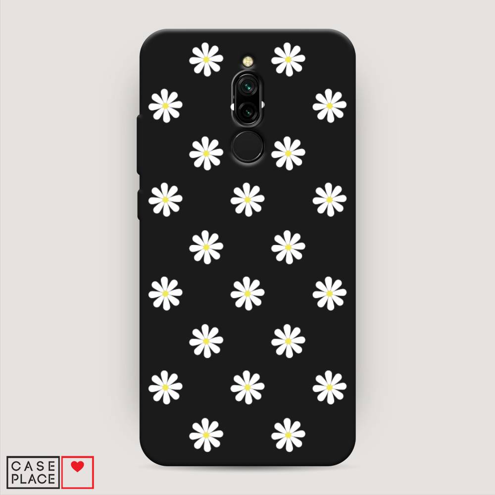 

Матовый силиконовый чехол "Маленькие ромашки" на Xiaomi Redmi 8