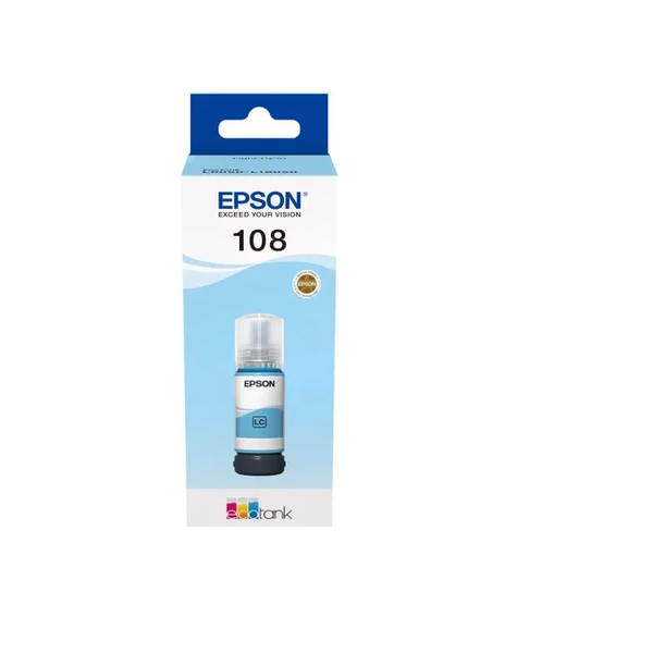 

тонер-картридж для струйного принтера EPSON 108 (C13T09C54A) голубой, оригинальный, 108 C13T09C54A