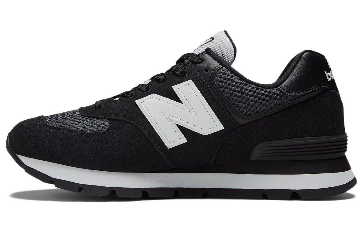 

Кроссовки унисекс New Balance NB 574 черные 38.5 EU, Черный, NB 574