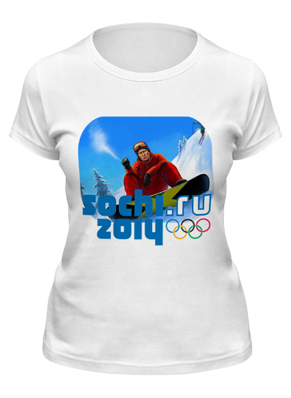 

Футболка женская Printio Putin белая S, Белый, Putin