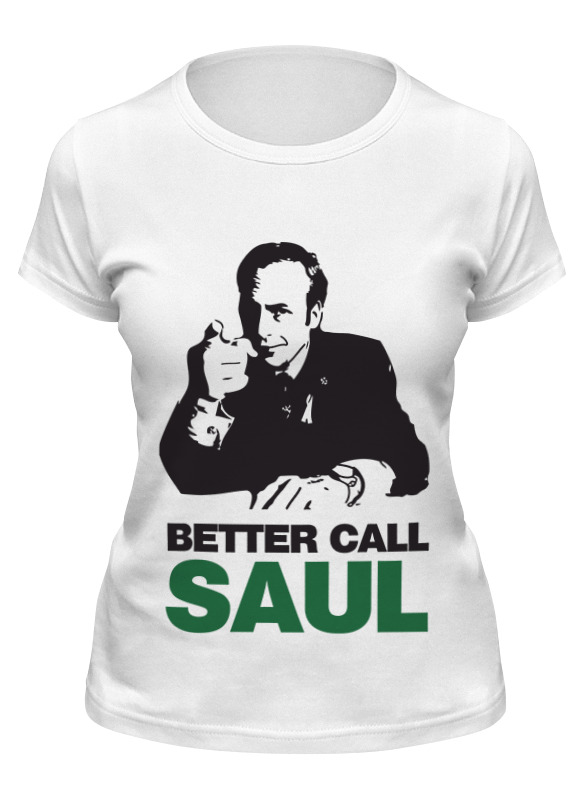 

Футболка женская Printio Better call saul белая S, Белый, Better call saul