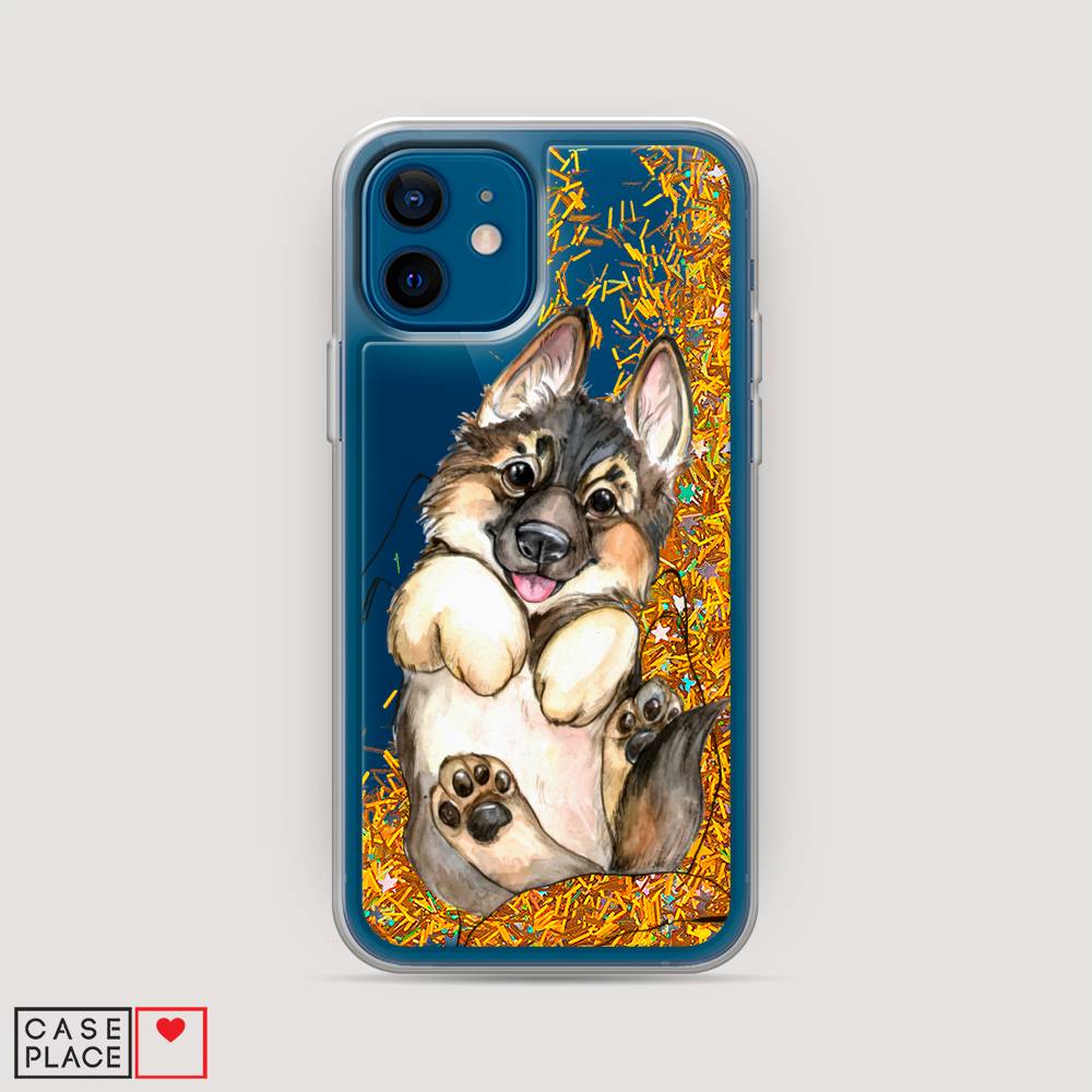 

Чехол Awog на Apple iPhone 12 mini / Айфон 12 mini "Овчарка в ладошках", Разноцветный, 12690-1