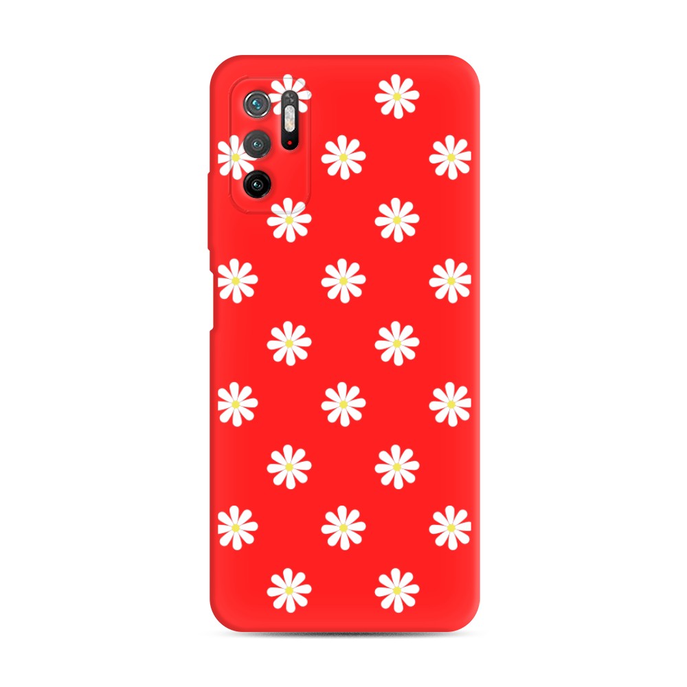 

Матовый силиконовый чехол "Маленькие ромашки" на Xiaomi Poco M3 Pro, 311053-1