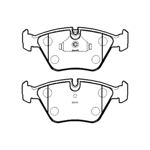 

Колодки тормозные дисковые BMW: E32, E34, E36, E38, E46, E367 () 1шт HSB HP9377
