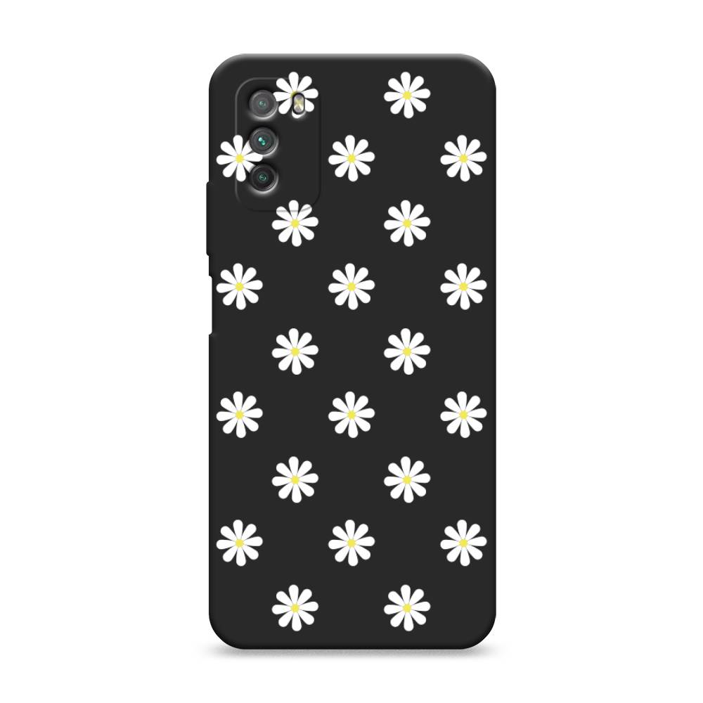 

Матовый силиконовый чехол "Маленькие ромашки" на Xiaomi Poco M3, 39552-1