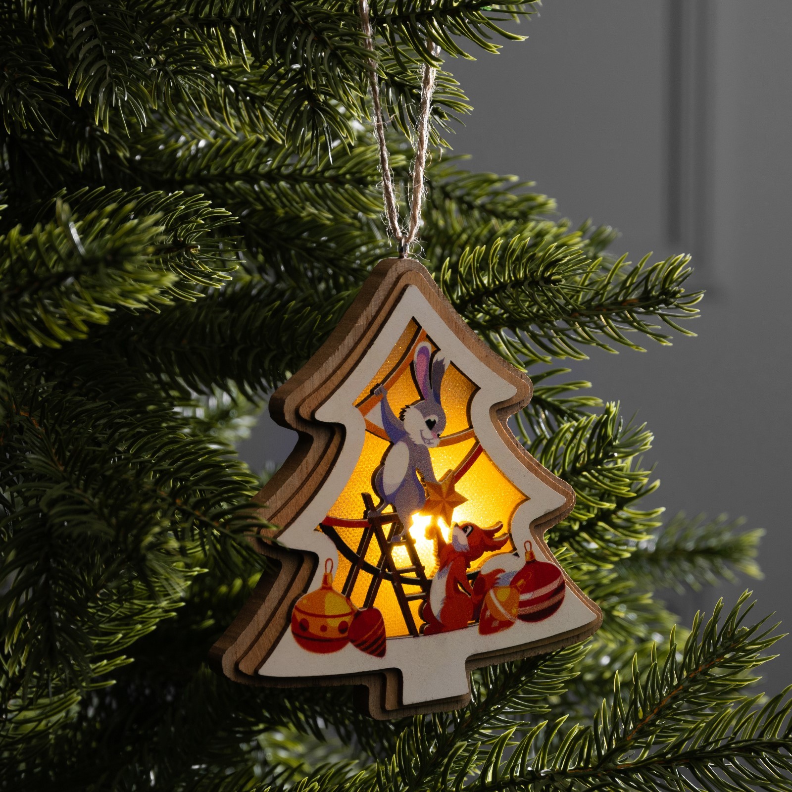 

Подвеска световая Luazon Lighting Зайка и белка