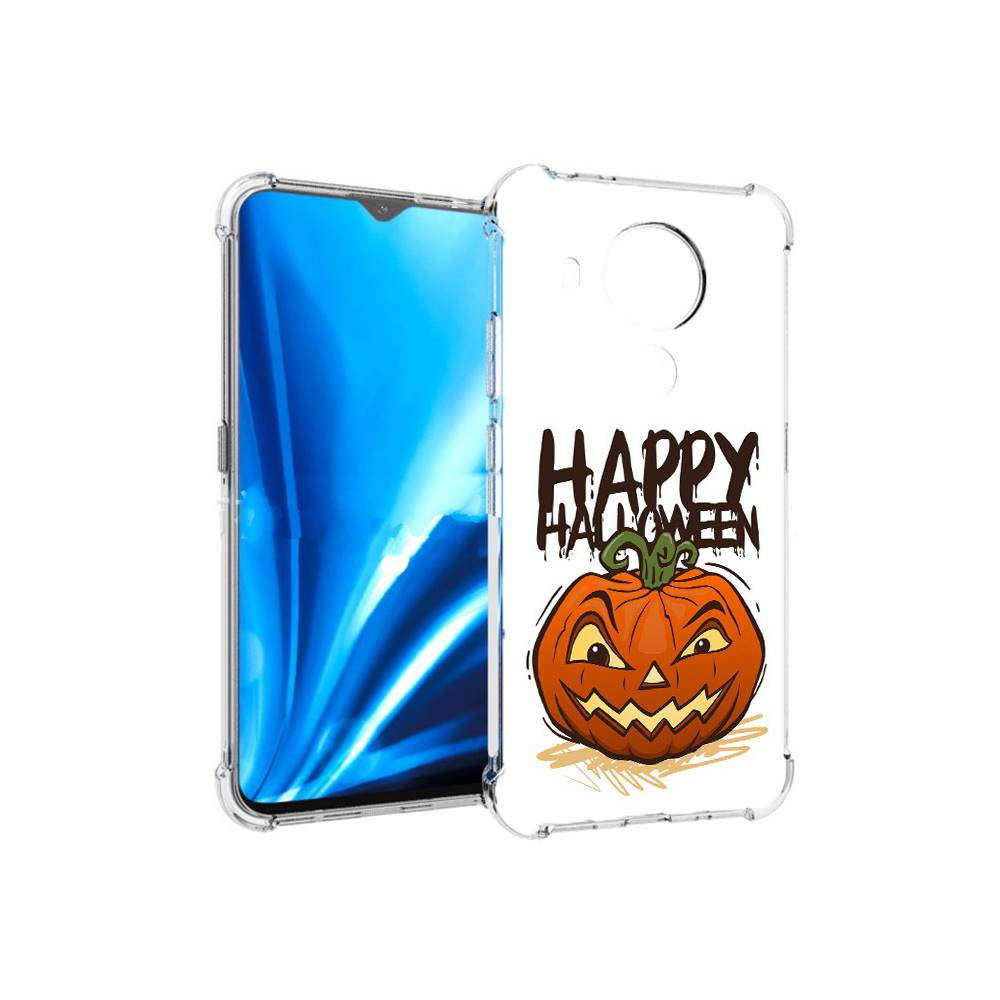 

Чехол MyPads Tocco для Nokia 5.4 Хэллоуин счастливый (PT156621.100.195), Прозрачный, Tocco