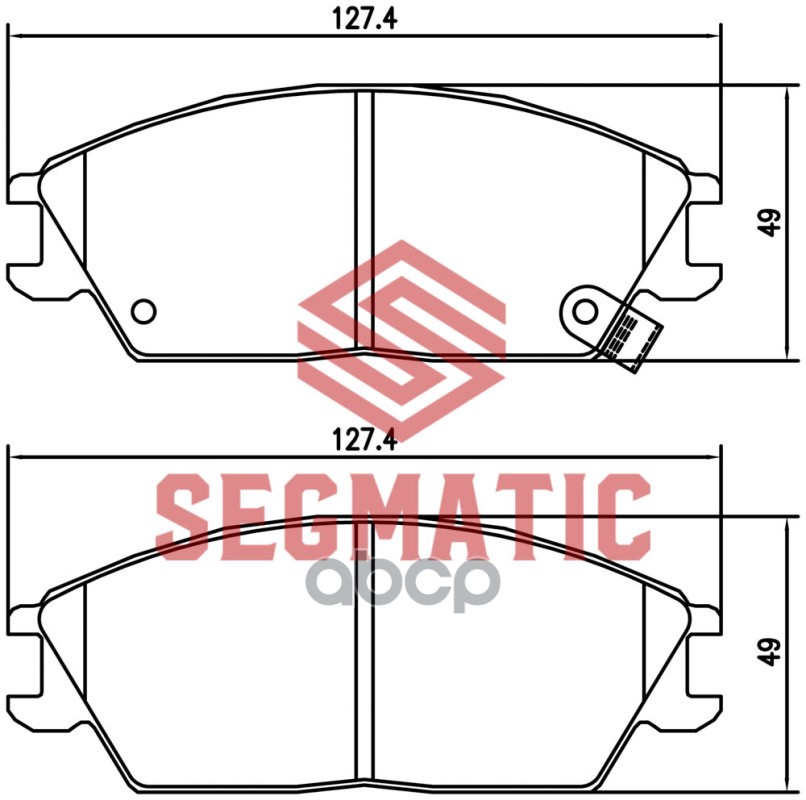 

Колодка Торм Диск Пер Hyundai Getz 1.4 2005-2010 SEGMATIC SGBP2608
