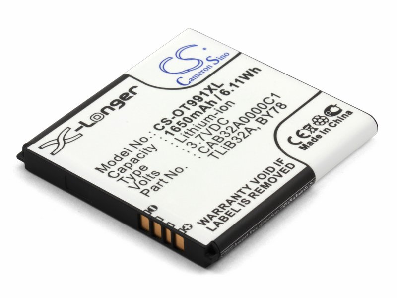 

Аккумулятор для телефона Alcatel BY78, CAB32A0000C1, TLIB32A