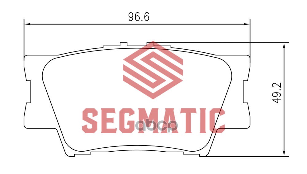 

Колодка Торм Диск Зад Toyota Camry 2.5 2011- Toyo SEGMATIC SGBP2558