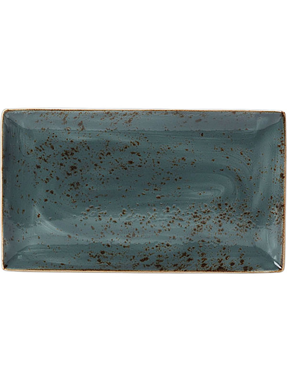 

Блюдо прямоугольное Steelite Craft Blue фарфоровое 33x19 см синее