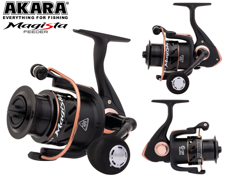 

Катушка безынерционная Akara Magista Feeder 6000 5+1bb, Катушка безынерционная Akara Magista Feeder