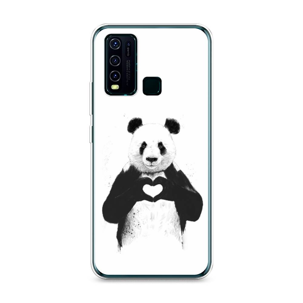

Чехол Awog на Vivo Y30/Y50 "Панда love", Разноцветный, 262650-10