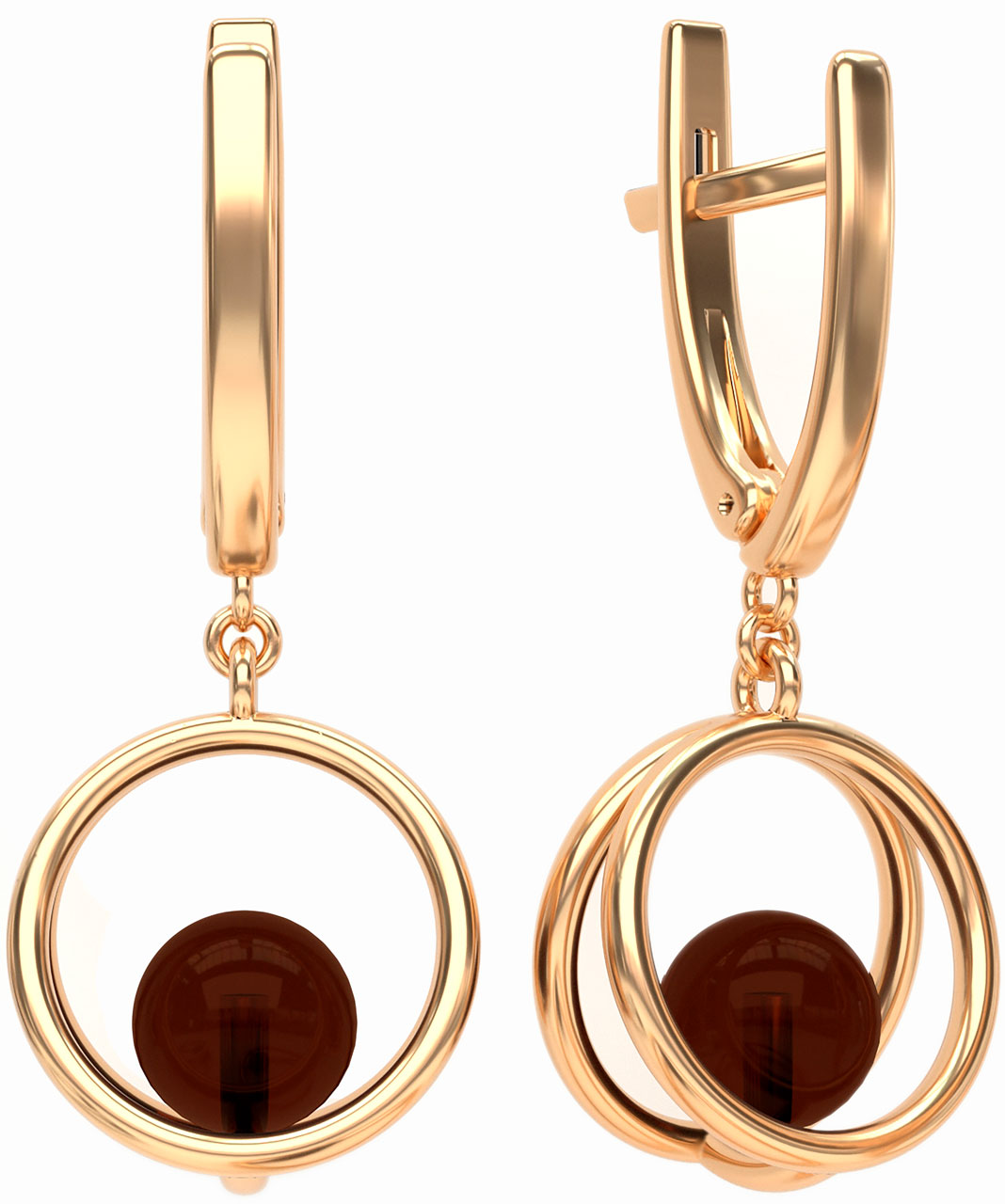 

Серьги из серебра с янтарем Sun Stone E10006ZK, E10006ZK