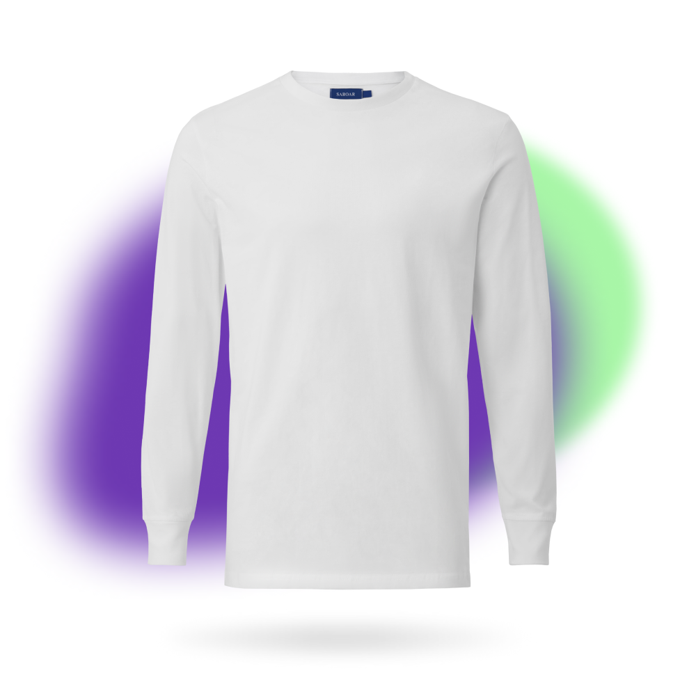 Лонгслив мужской Saroar SMM-0001 белый S 1699₽