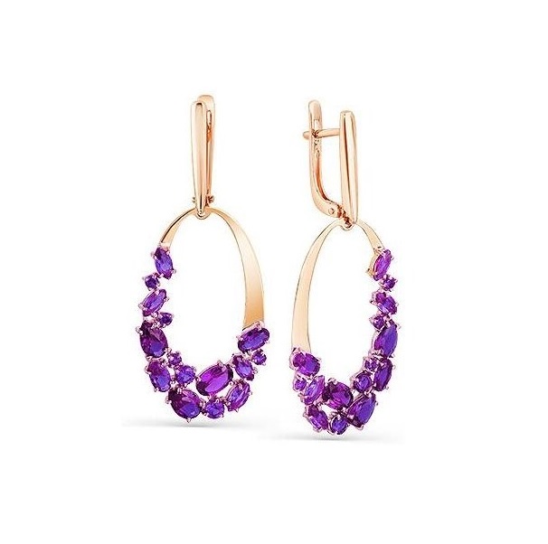 

Серьги из красного золота с корундом Magic Stones 02-2-849-1600-010, 02-2-849-1600-010