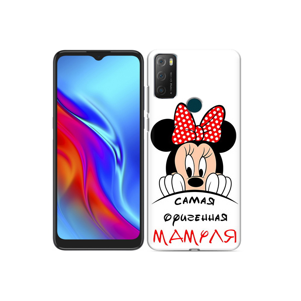 

Чехол MyPads Tocco для TCL 20e Самая лучшая мамуля Мини Маус, Прозрачный, Tocco